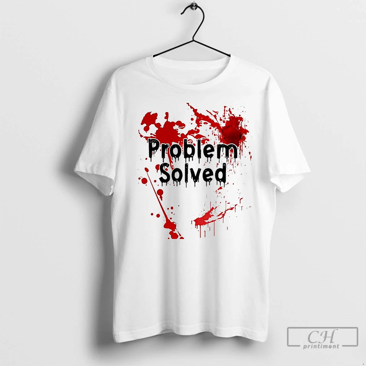Premium Blooded Problem Solved T-Shirts, Hoodie, Sweatshirt | InkNestWear.com