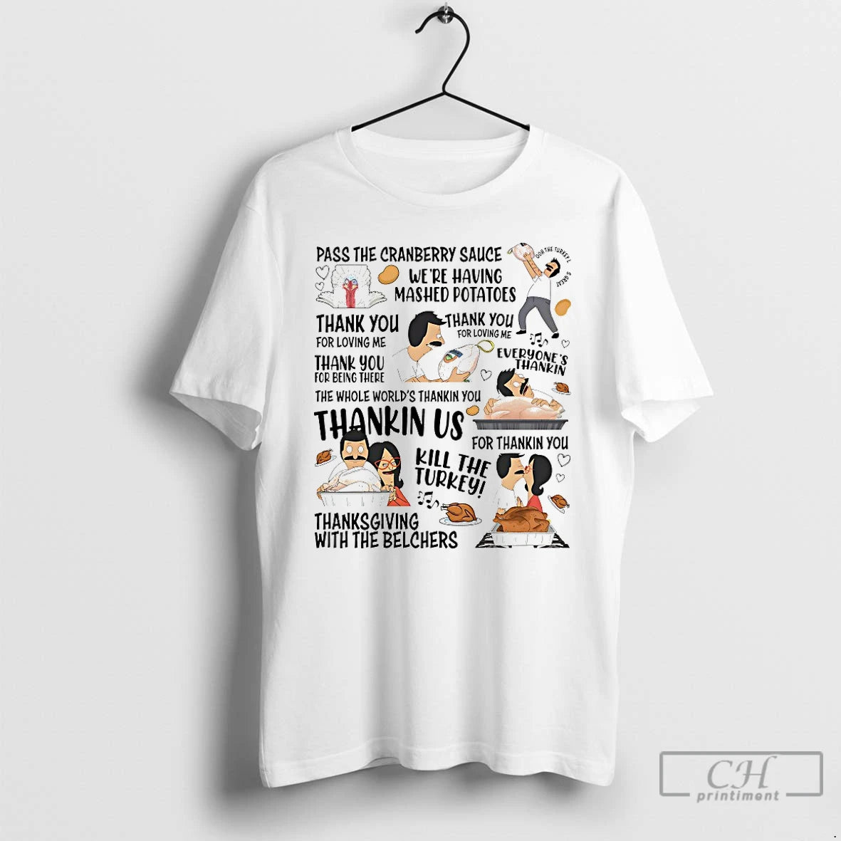 Premium Bobs Burgers Thanksgiving Song Linda Belcher Song Happy Thanksgiving T-Shirts, Hoodie, Sweatshirt | InkNestWear.com