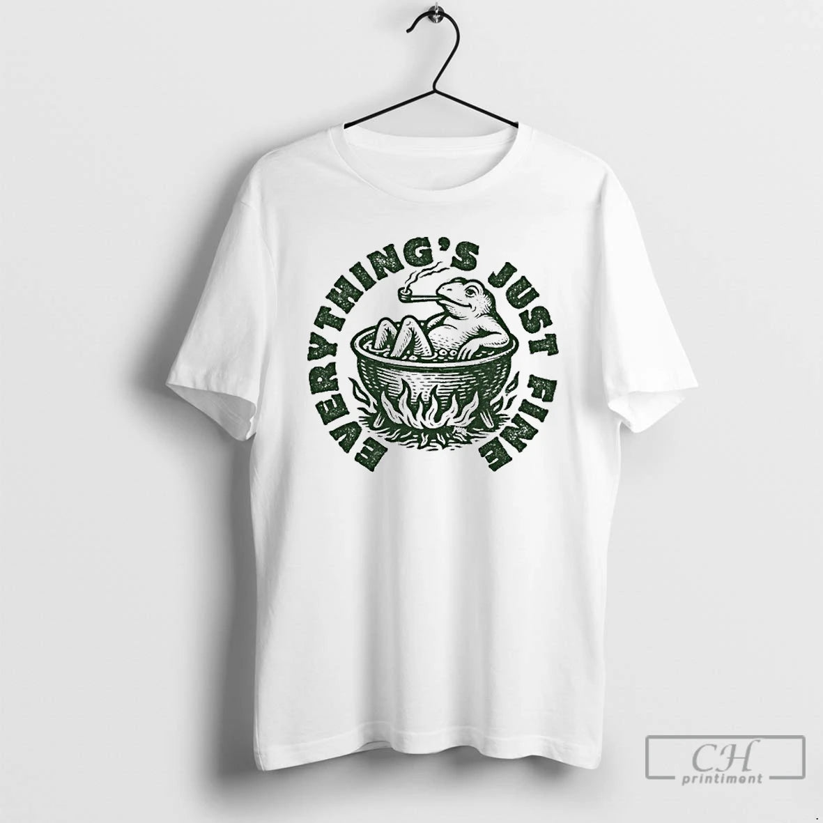 Premium Boiling Frog Everythings Just Fine T Shirts Hoodie, Sweatshirt | InkNestWear.com