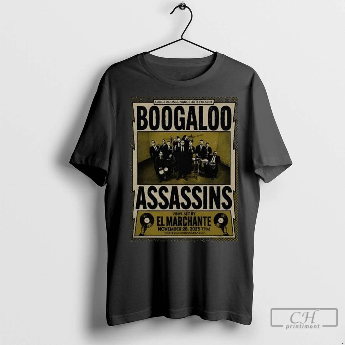 Premium Boogaloo Assassins Los Angeles November 28 2025 Circle Black T-Shirts, Hoodie, Sweatshirt | InkNestWear.com