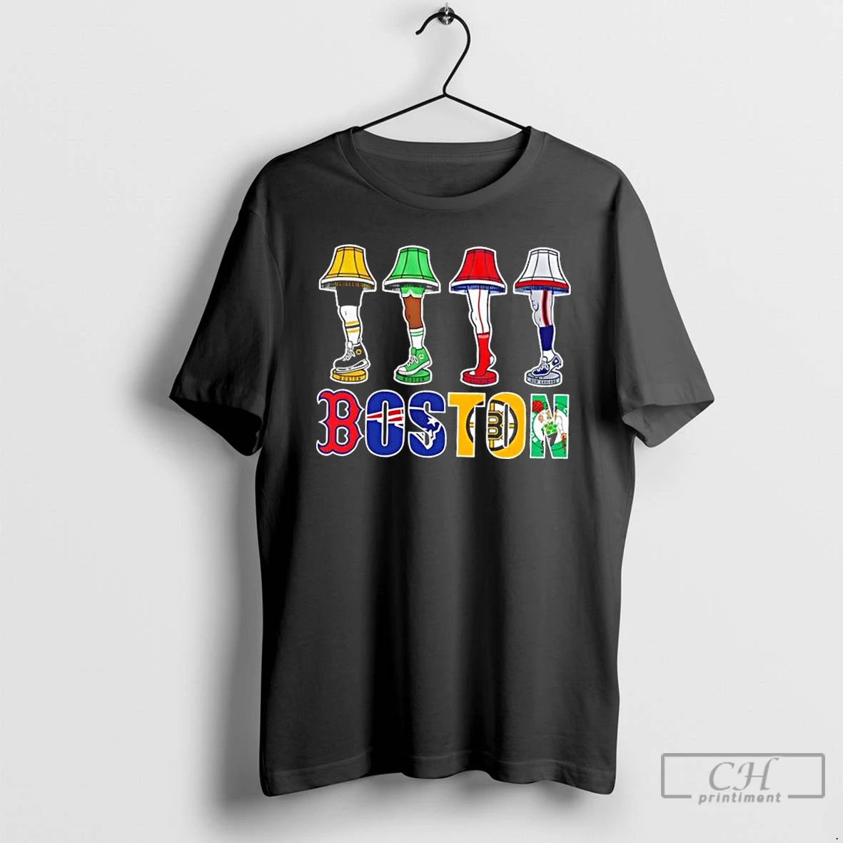 Premium Boston Sports Holiday Leg Lamp T Shirts Hoodie, Sweatshirt | InkNestWear.com