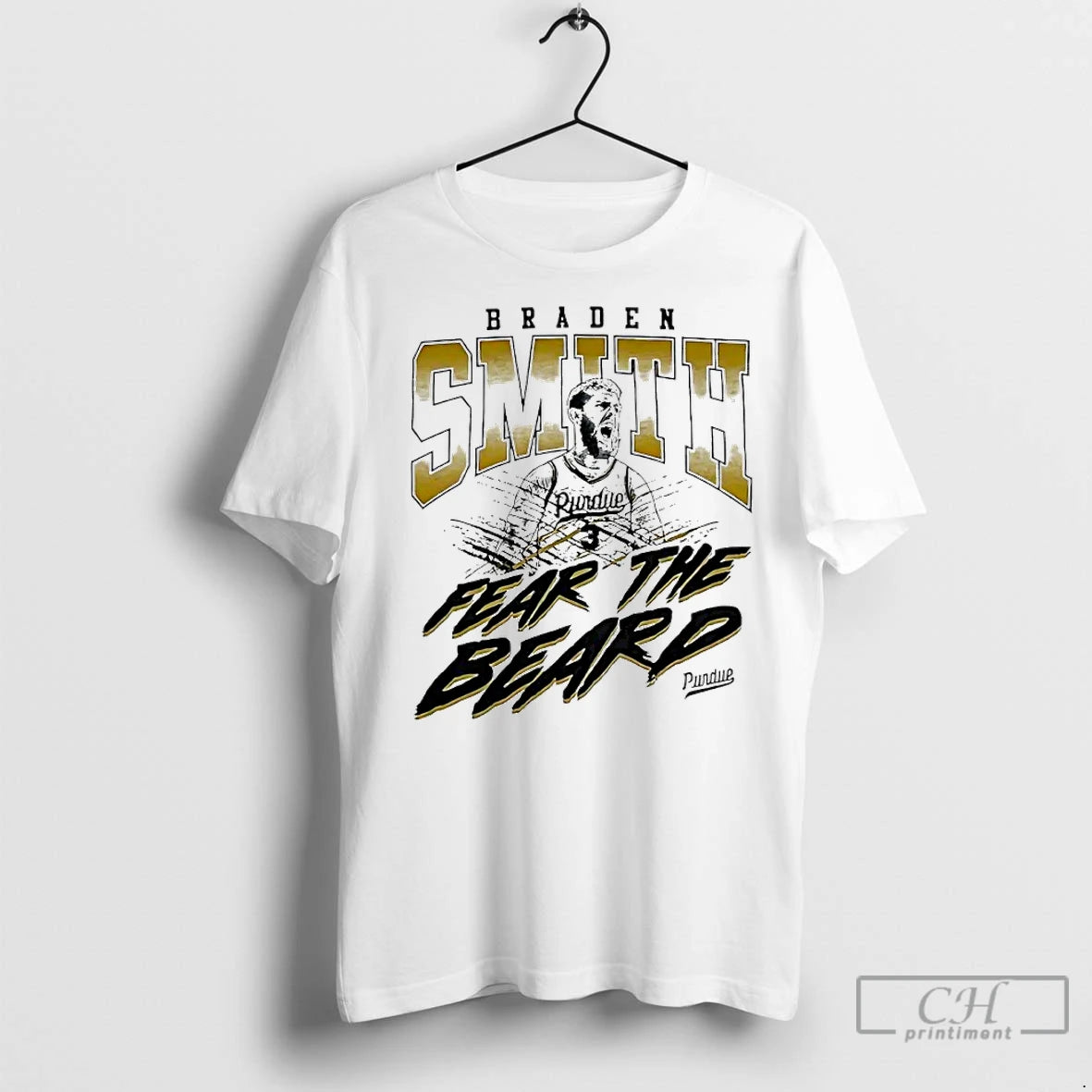 Premium Braden Smith Fear The Beard Purdue Boilermakers Basketball T-Shirts, Hoodie, Sweatshirt | InkNestWear.com