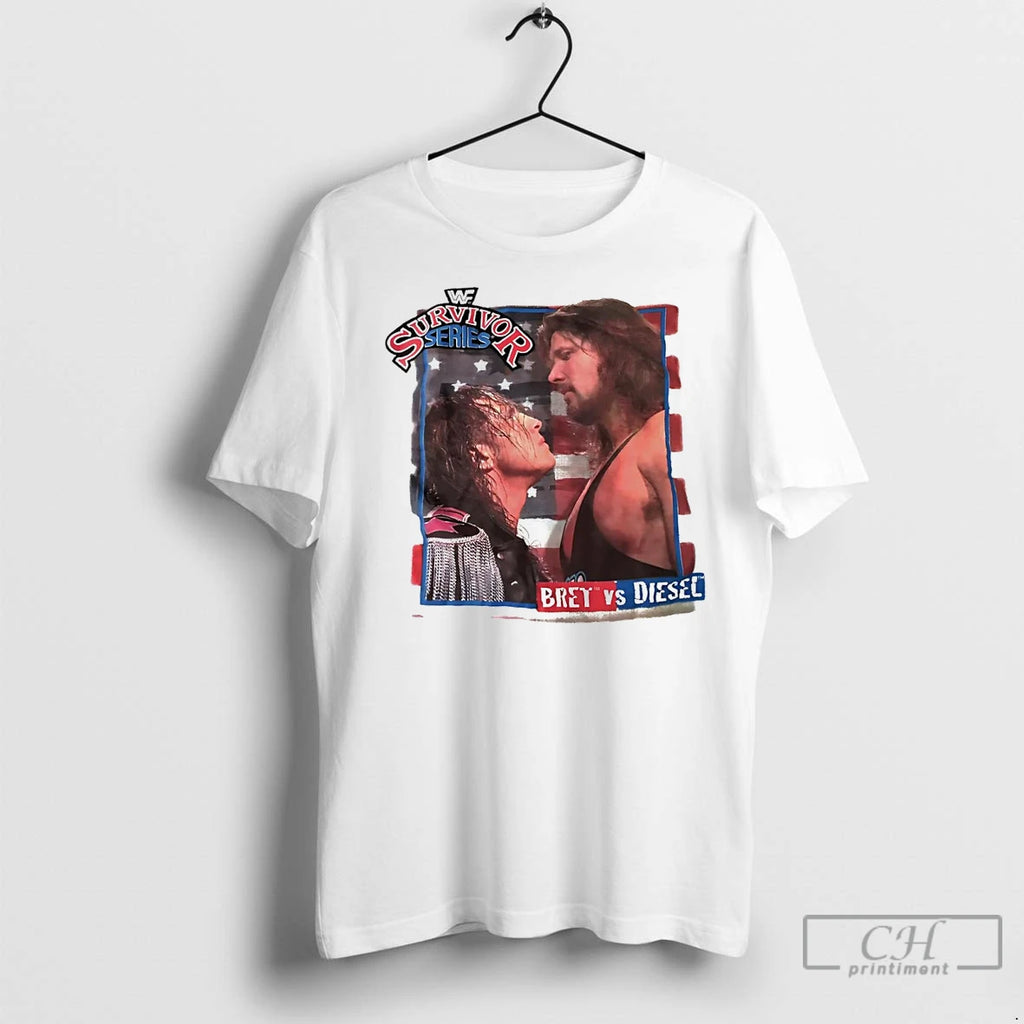 Premium Bret Hart Vs Diesel Survivor Series T-Shirts, Hoodie, Sweatshirt | InkNestWear.com