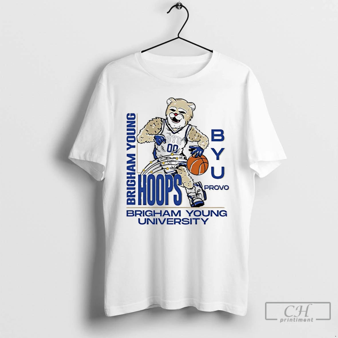 Premium Brigham Young University Brigham Young Hoops Byu Provo Cosmo The Cougar Mascot T Shirts Hoodie, Sweatshirt
