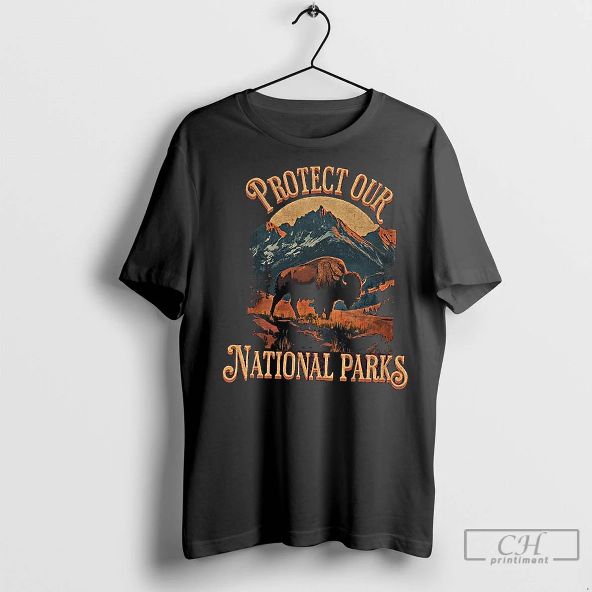 Premium Buffalo Protect Our National Parks Vintage T-Shirts, Hoodie, Sweatshirt | InkNestWear.com