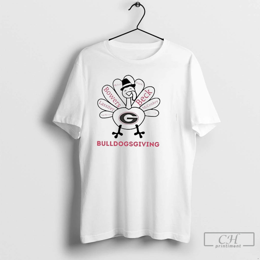 Premium Bulldogsgiving Georgia Bulldogs X Thanksgiving T Shirts Hoodie, Sweatshirt | InkNestWear.com