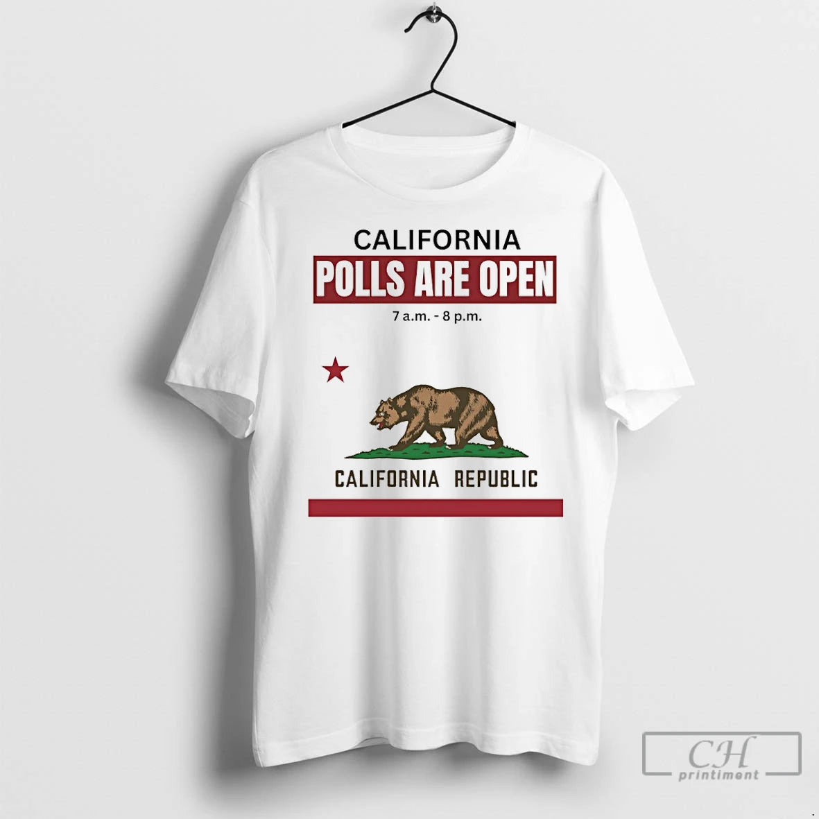 Premium California Polls Are Open California Republic T-Shirts, Hoodie, Sweatshirt | InkNestWear.com