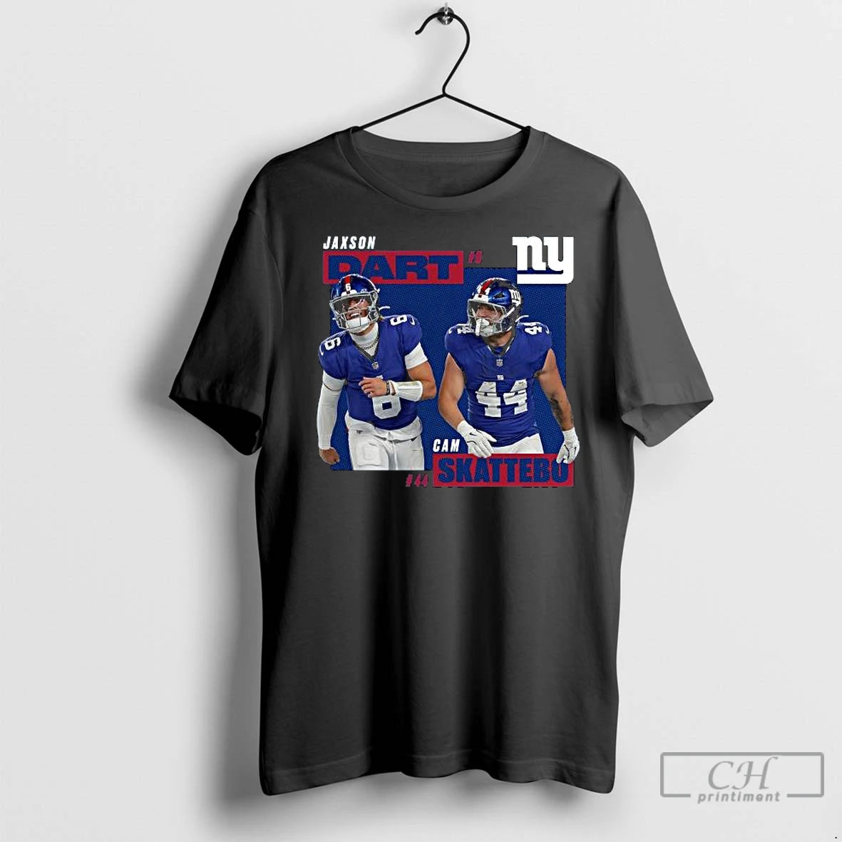 Premium Cam Skattebo Jaxson Dart New York Giants Big Tall Long Sleve T-Shirts, Hoodie, Sweatshirt | InkNestWear.com