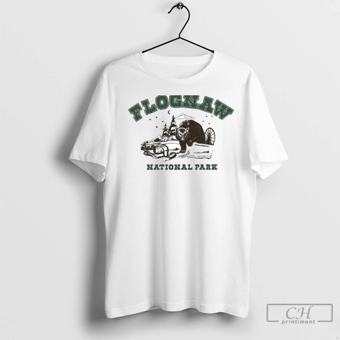 Premium Camp Flog Gnaw National Park Circle White T-Shirts, Hoodie, Sweatshirt | InkNestWear.com