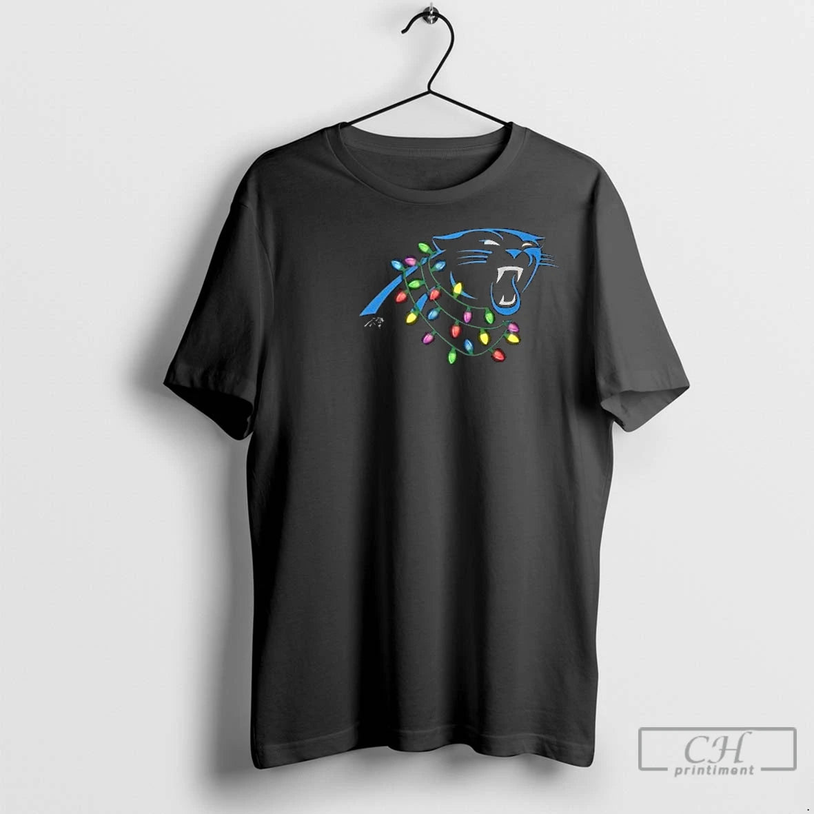 Premium Carolina Panthers Primary Logo Holiday Lights 2025 Circle Black T-Shirts, Hoodie, Sweatshirt | InkNestWear.com