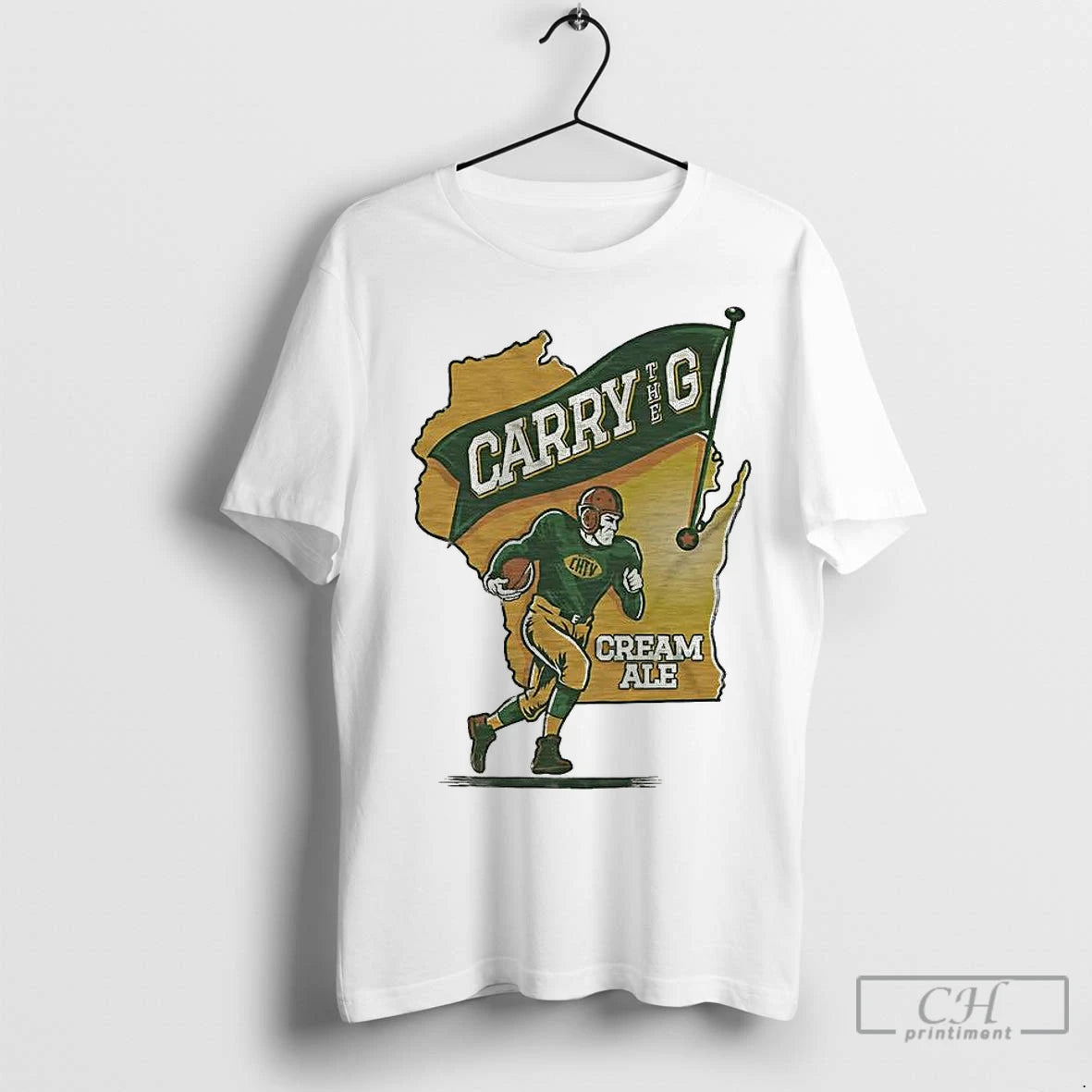 Premium Carry The G 2025 Cream Ale Gathering Place Brewing Company Green Bay Packers Fans T-Shirts, Hoodie, Sweatshirt