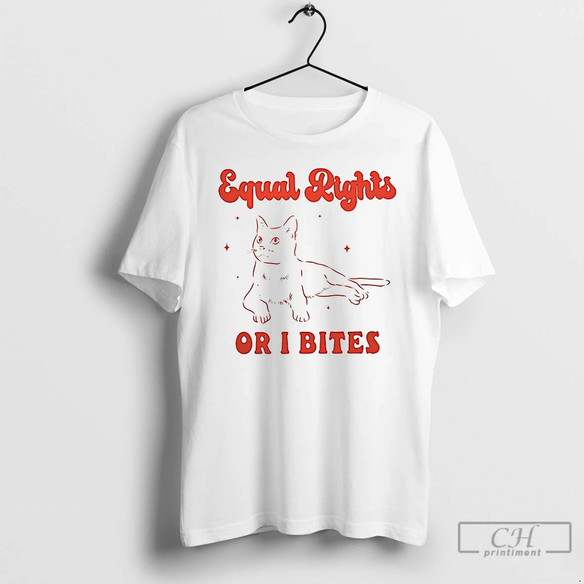 Premium Cat Equal Rights Or I Bites T-Shirts, Hoodie, Sweatshirt | InkNestWear.com