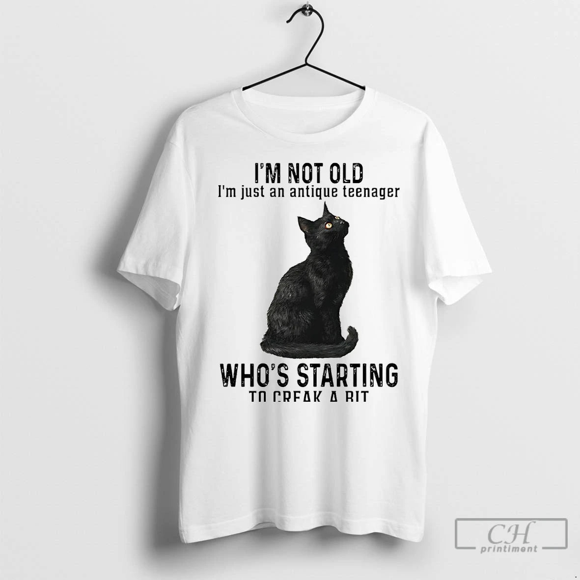 Premium Cat Im Not Old Im Just An Antique Teenager Whos Starting T-Shirts, Hoodie, Sweatshirt | InkNestWear.com