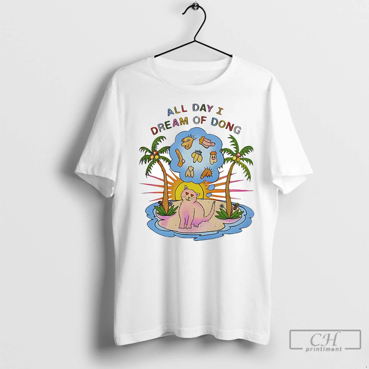 Premium Cat All Day I Dream Of Dong T-Shirts, Hoodie, Sweatshirt | InkNestWear.com