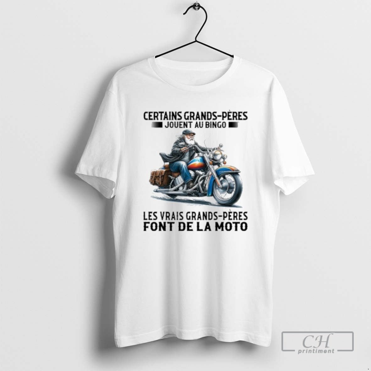 Premium Certains Grands Peres Jouent Au Bingo Les Vrais Grands Peres Font Dela Moto T-Shirts, Hoodie, Sweatshirt