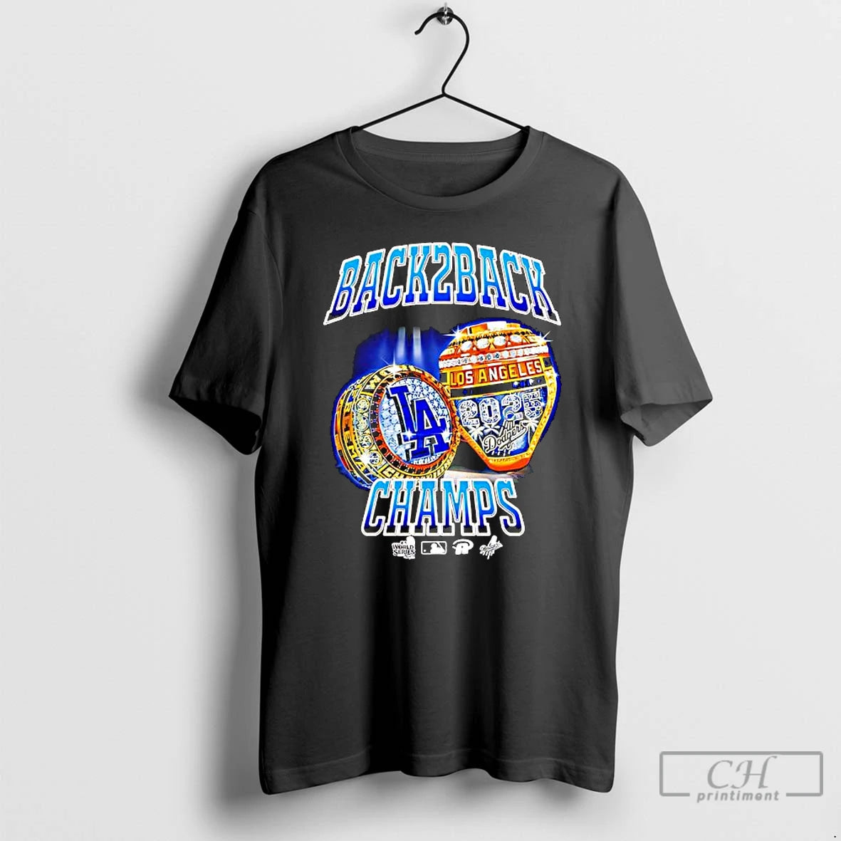 Premium Championship Rings Los Angeles Dodgers Back2back Champs T Shirts Hoodie, Sweatshirt | InkNestWear.com