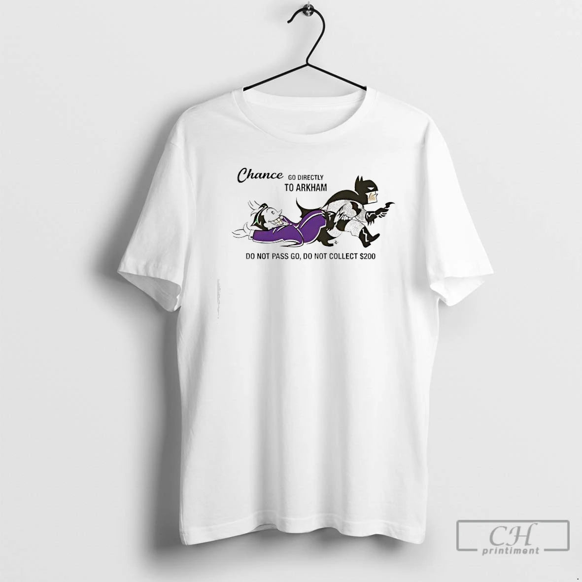 Premium Chance Go Directly Toarkham Do Not Pass Go Do Not Collect 200 T Shirts Hoodie, Sweatshirt | InkNestWear.com