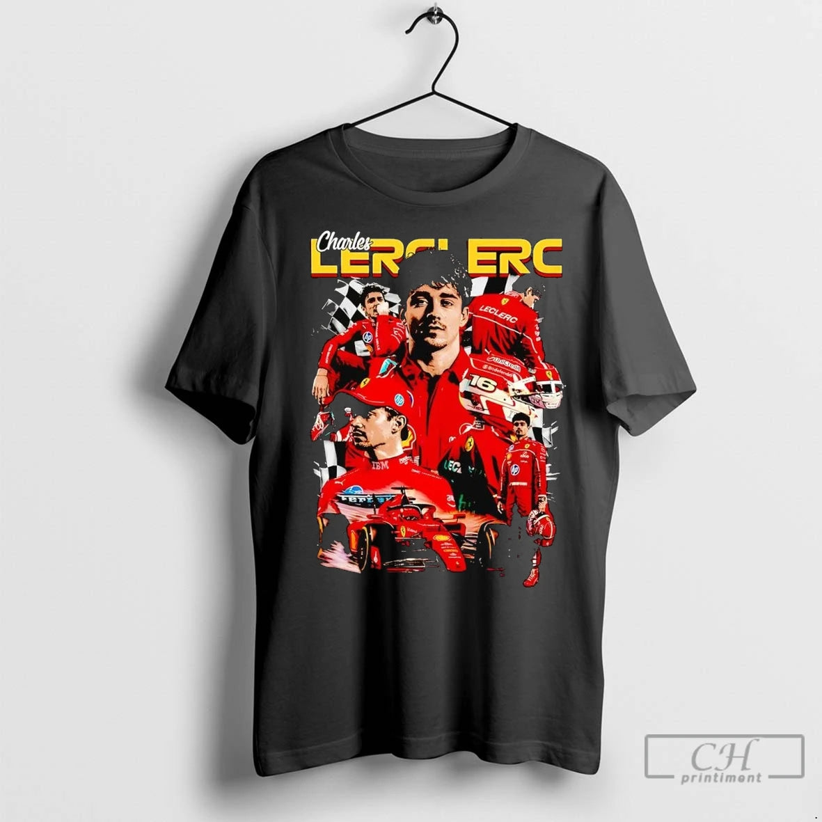 Premium Charles Leclerc Picture Collage 2 Sided T-Shirts, Hoodie, Sweatshirt | InkNestWear.com