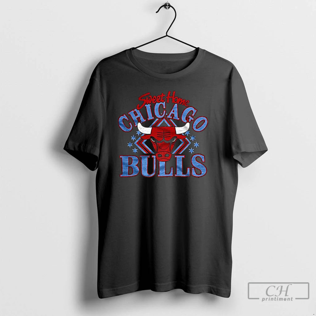 Premium Chicago Bulls Basketball Sweet Home 2025 Logo T Shirts Hoodie, Sweatshirt | InkNestWear.com