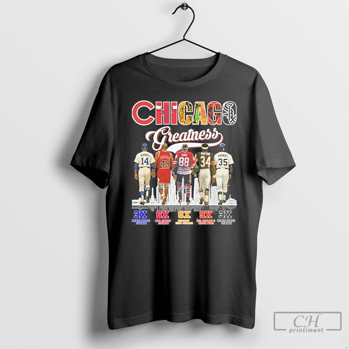 Premium Chicago Sports Teams Players Greatness T Shirts Hoodie, Sweatshirt | InkNestWear.com