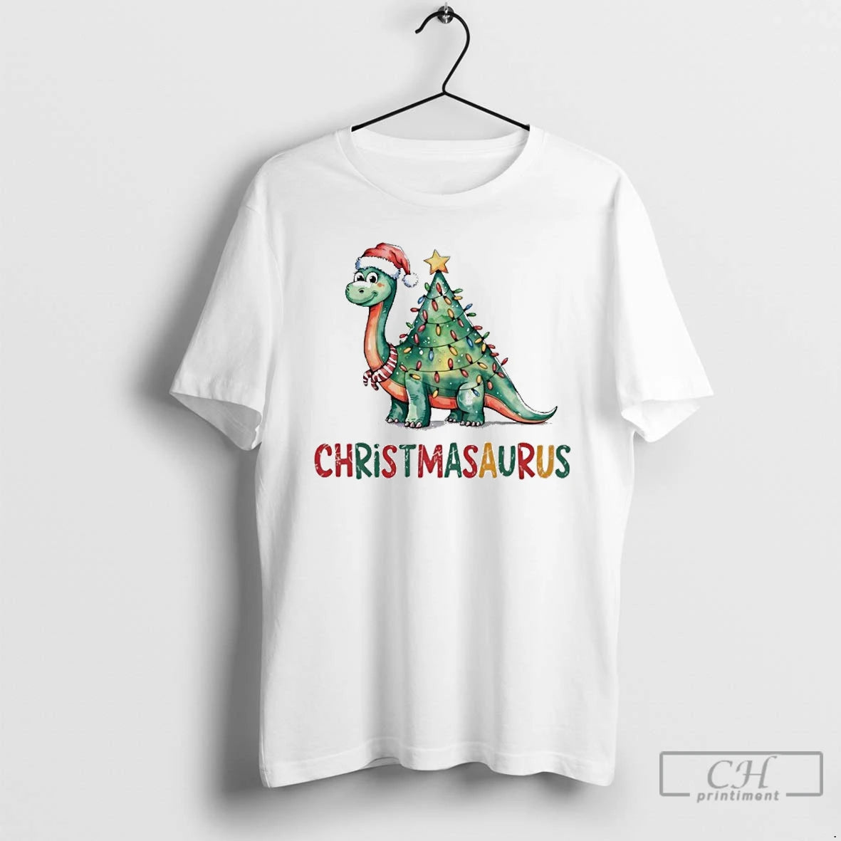 Premium Chrismasaurus Dinosaur Christmas Tree Cute T Shirts Hoodie, Sweatshirt | InkNestWear.com