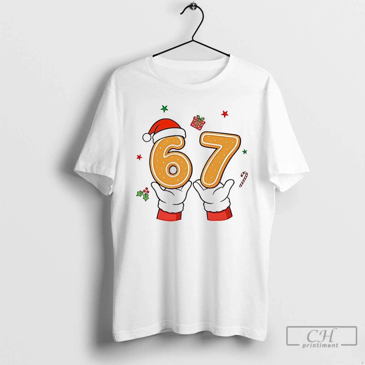 Premium Christmas 67 Six Seven Cookies Santa T Shirts Hoodie, Sweatshirt | InkNestWear.com