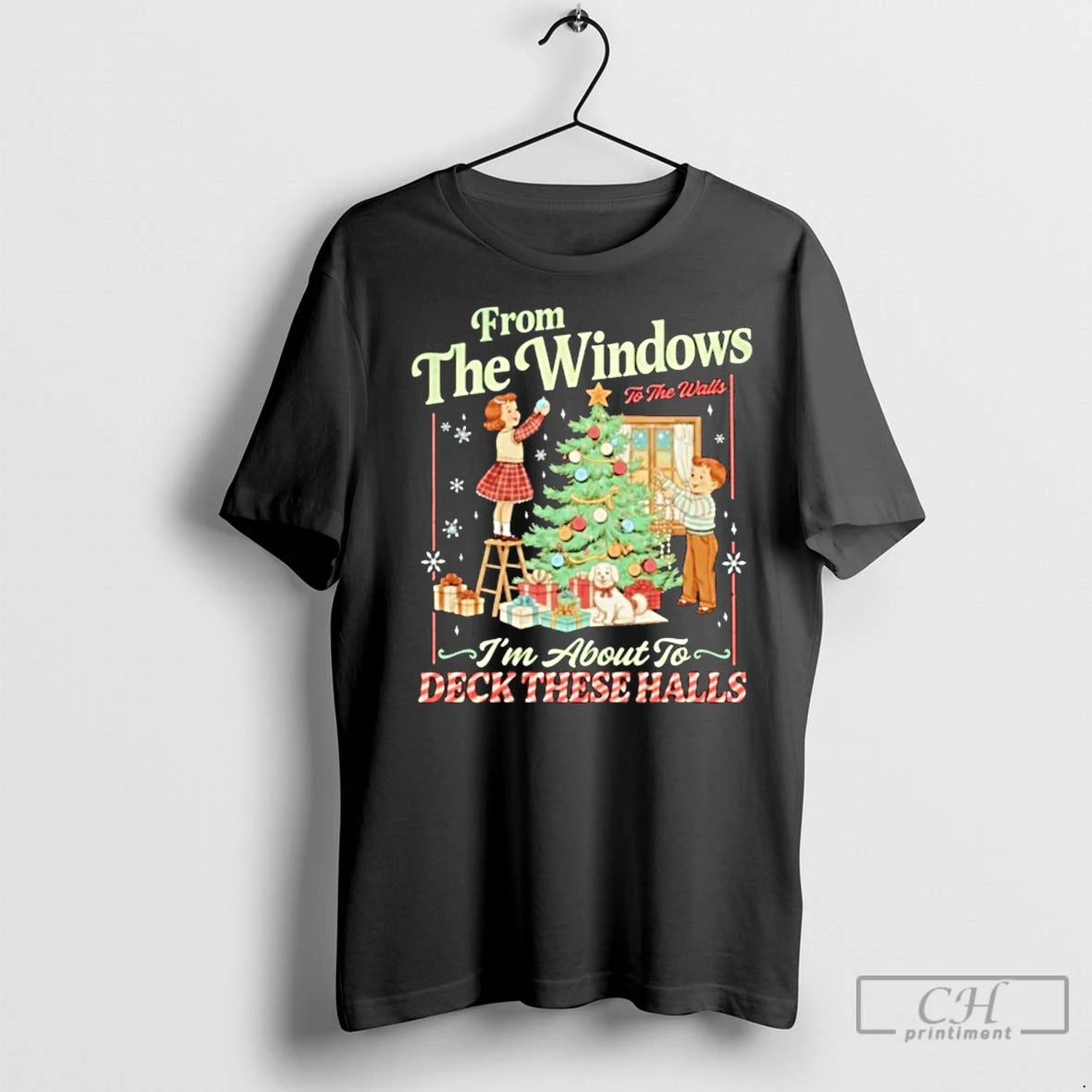Premium Christmas From The Windows To The Walls 2025 T-Shirts, Hoodie, Sweatshirt | InkNestWear.com