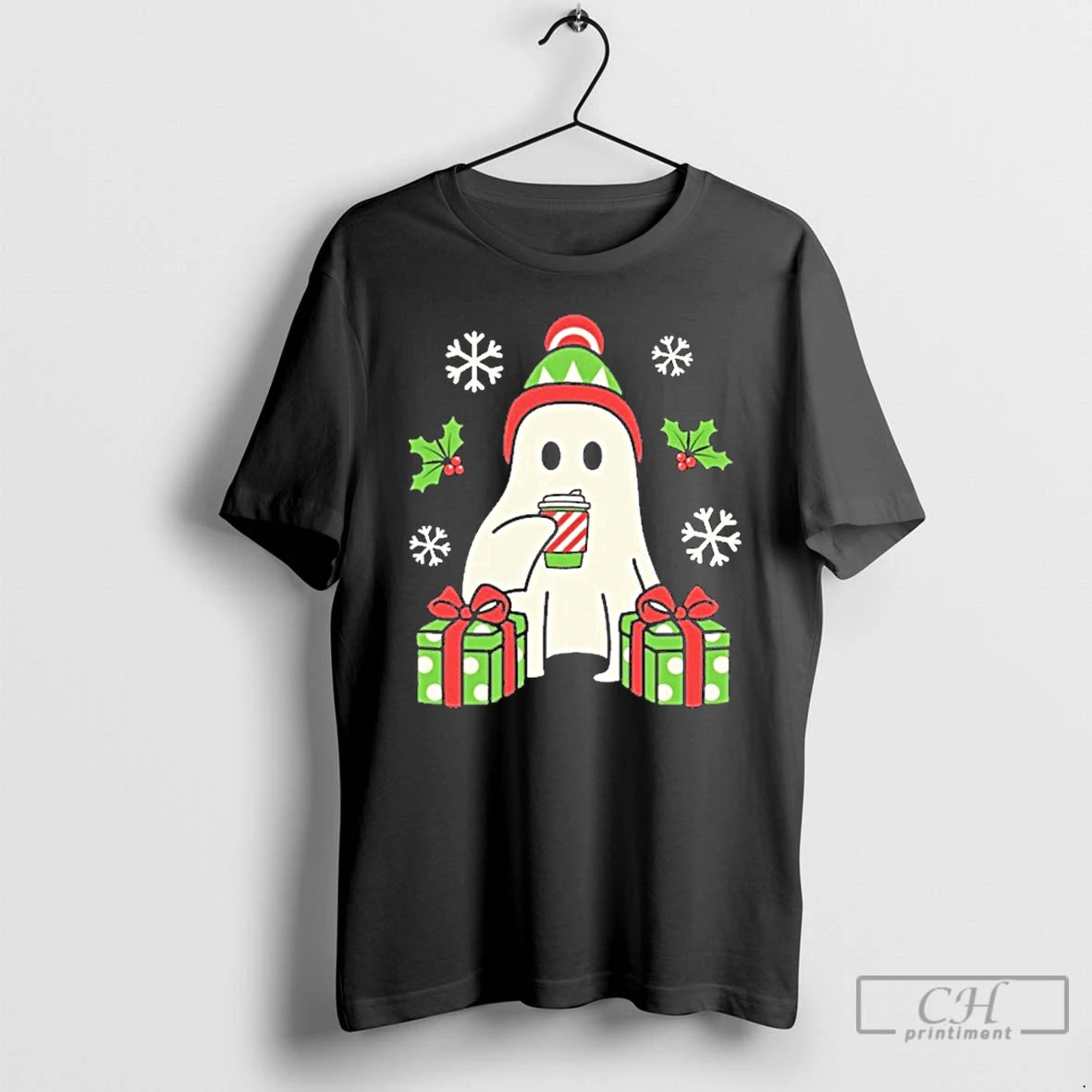 Premium Christmas Ghost T Shirts Hoodie, Sweatshirt | InkNestWear.com