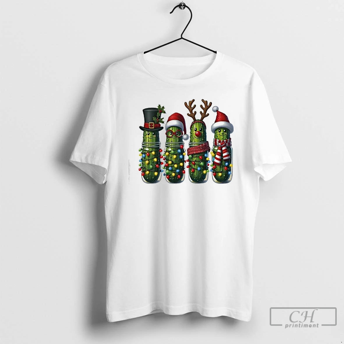 Premium Christmas Pickles Pickle Lover Holiday T Shirts Hoodie, Sweatshirt | InkNestWear.com