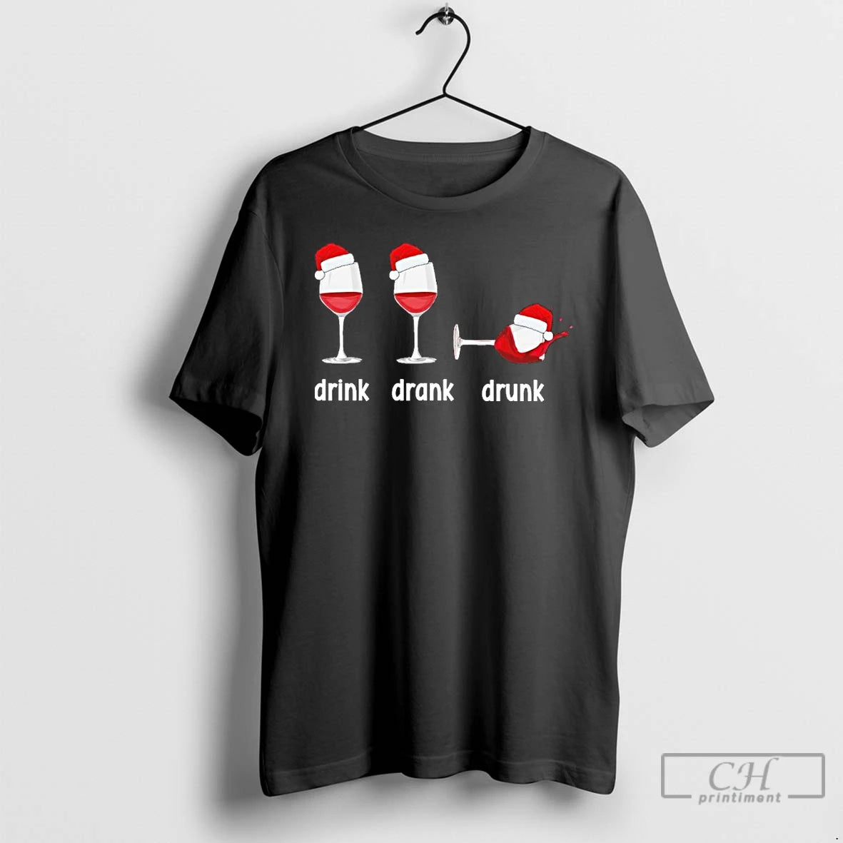 Premium Christmas Wine Grammar Verb Conjugation Party T Shirts Hoodie, Sweatshirt | InkNestWear.com