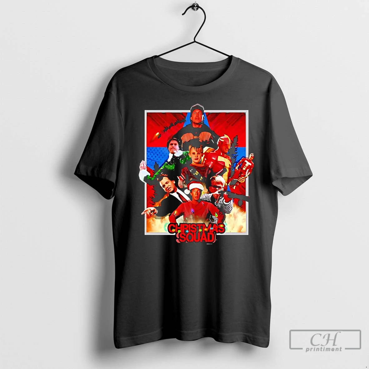 Premium Christmas Squad Movie Characters T-Shirts, Hoodie, Sweatshirt | InkNestWear.com