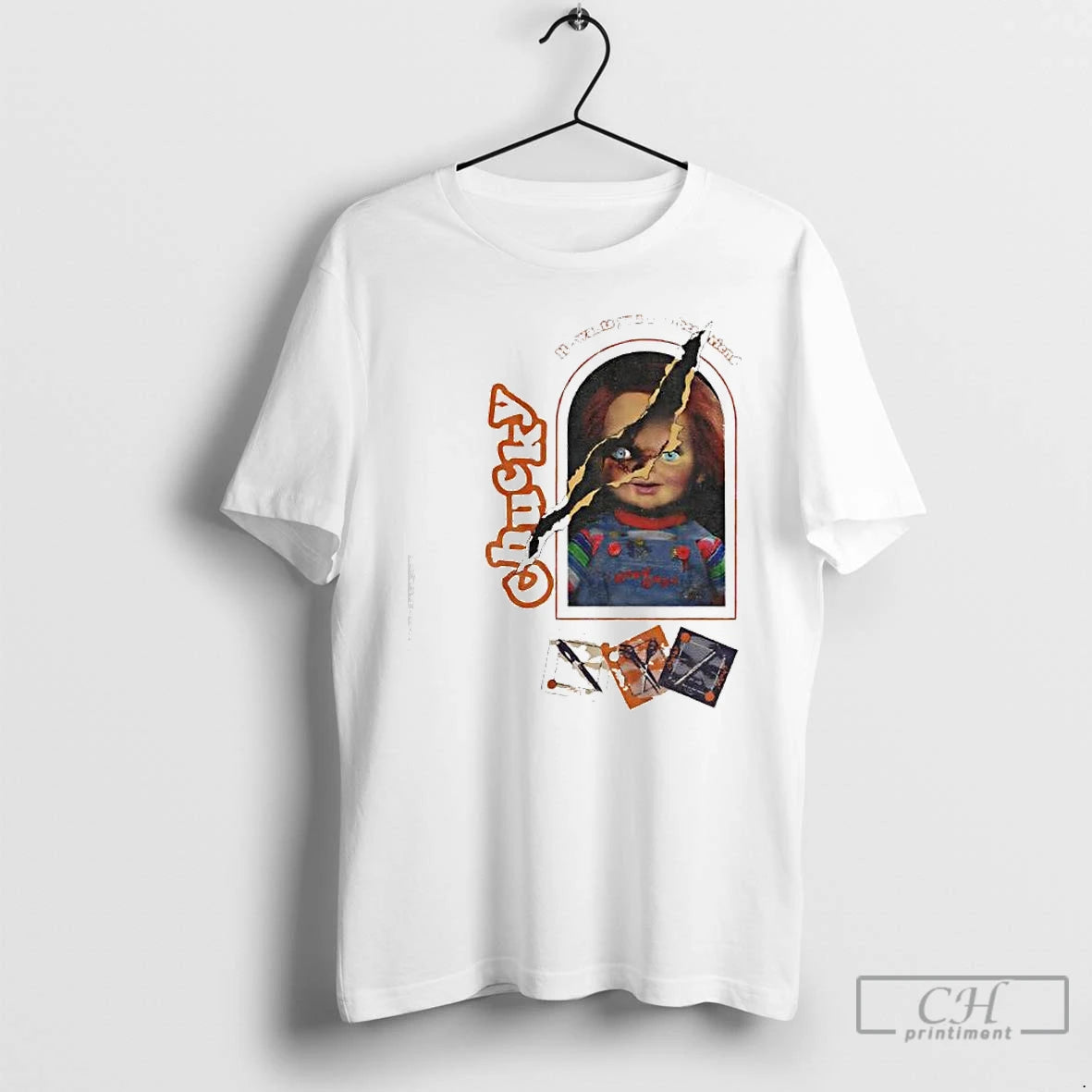 Premium Chucky Lets Be Friends He Wants You As A Bestfriend T Shirts Hoodie, Sweatshirt | InkNestWear.com