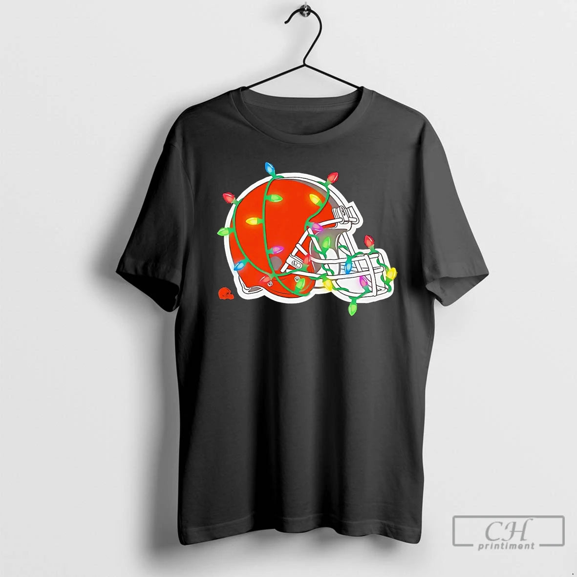 Premium Cleveland Browns Logo Christmas Light T-Shirts, Hoodie, Sweatshirt | InkNestWear.com