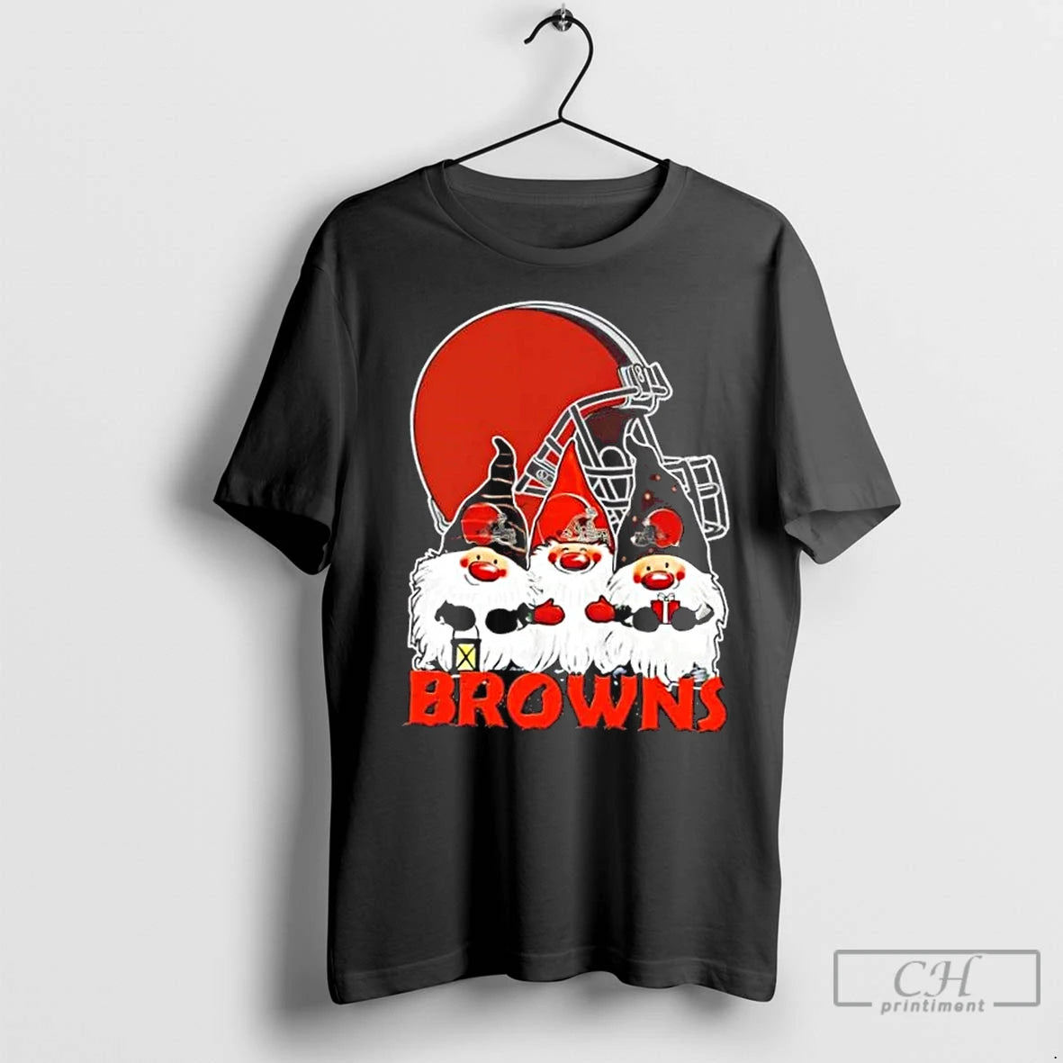 Premium Cleveland Browns X Gnomes Xmas Christmas T-Shirts, Hoodie, Sweatshirt | InkNestWear.com