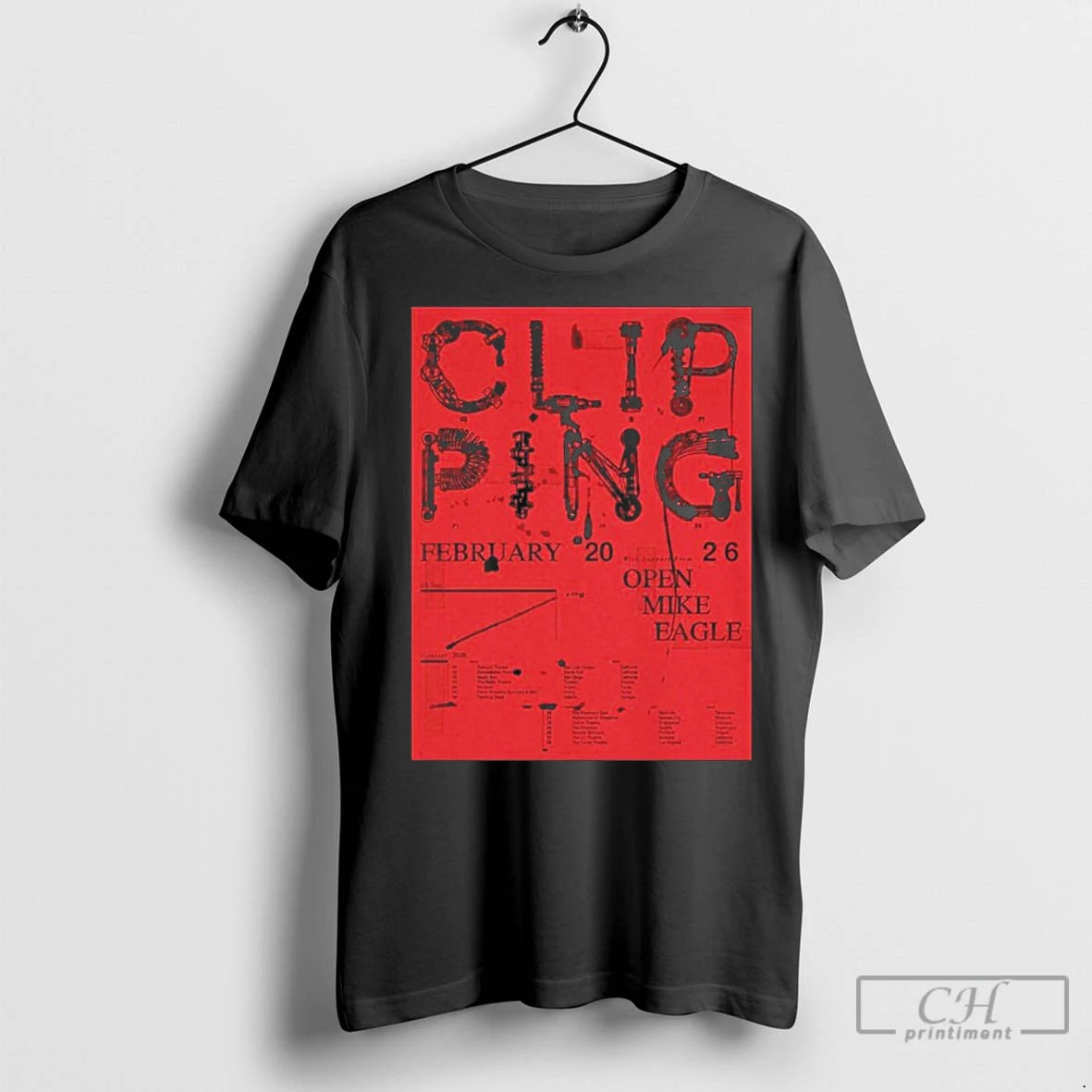 Premium Clipping Open Mike Eagle February 2026 Tour Usa T-Shirts, Hoodie, Sweatshirt | InkNestWear.com