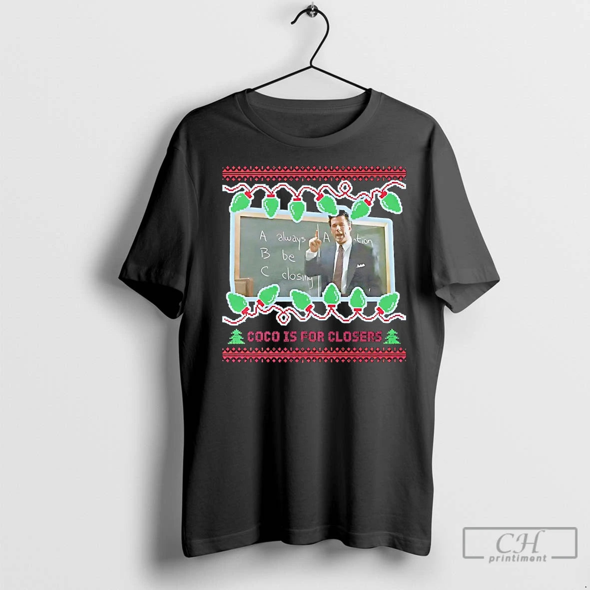 Premium Coco Is For Closers Tacky Glengarry Glen Ross Christmas Ugly T-Shirts, Hoodie, Sweatshirt | InkNestWear.com