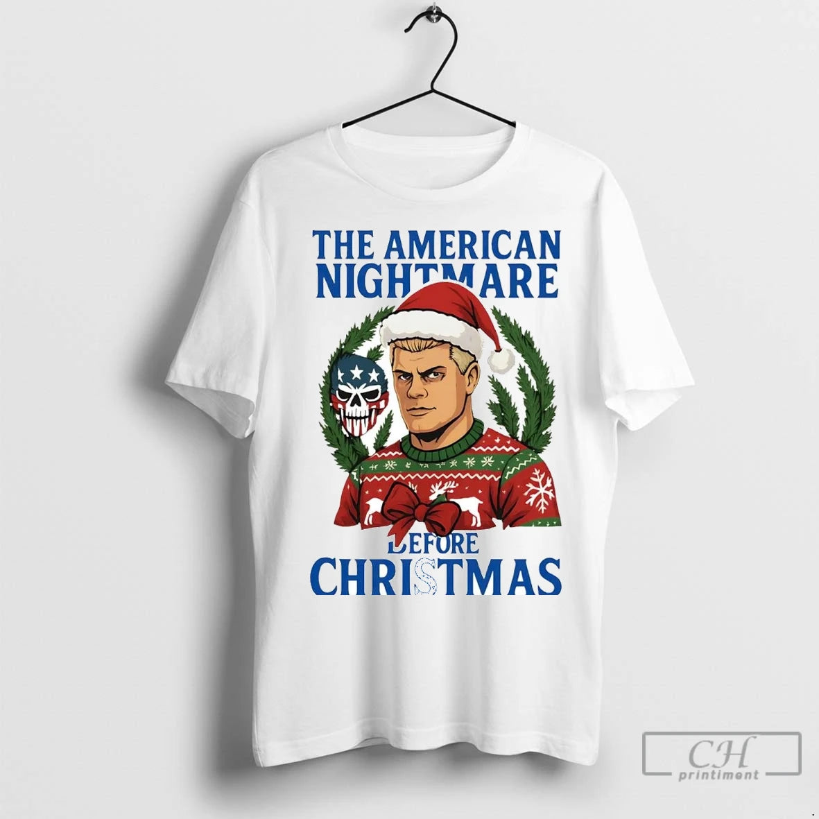 Premium Cody Rhodes The American Nightmare Before Christmas T-Shirts, Hoodie, Sweatshirt | InkNestWear.com