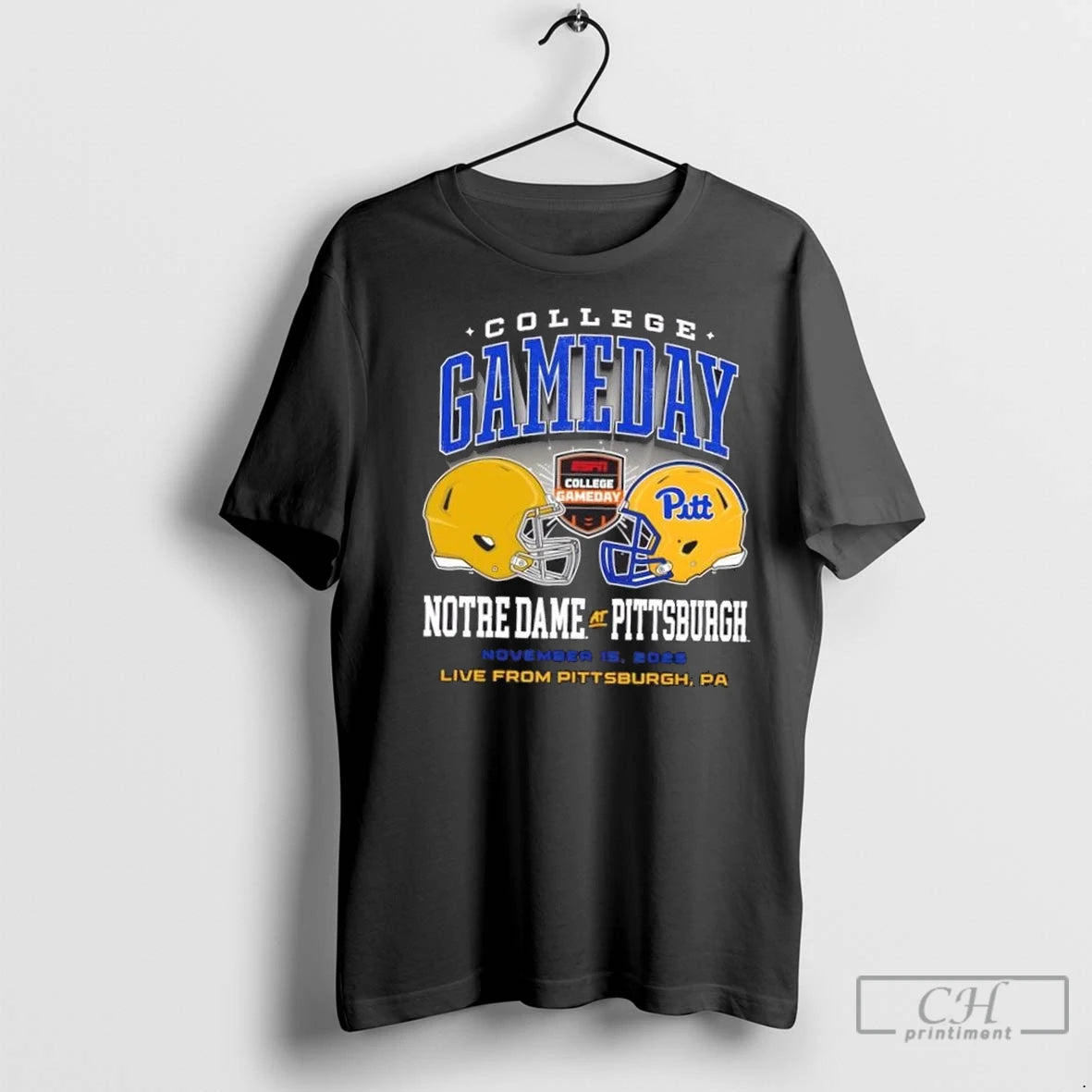 Premium College Gameday Notre Dame Vs Pitt November 15 2025 Live From Pittsburgh Pa T-Shirts, Hoodie, Sweatshirt