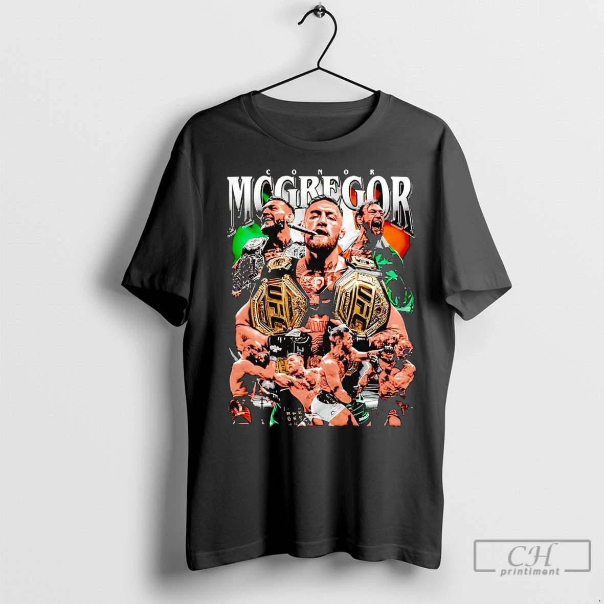 Premium Conor Mcgregor Picture Collage 2 Sided T-Shirts, Hoodie, Sweatshirt | InkNestWear.com