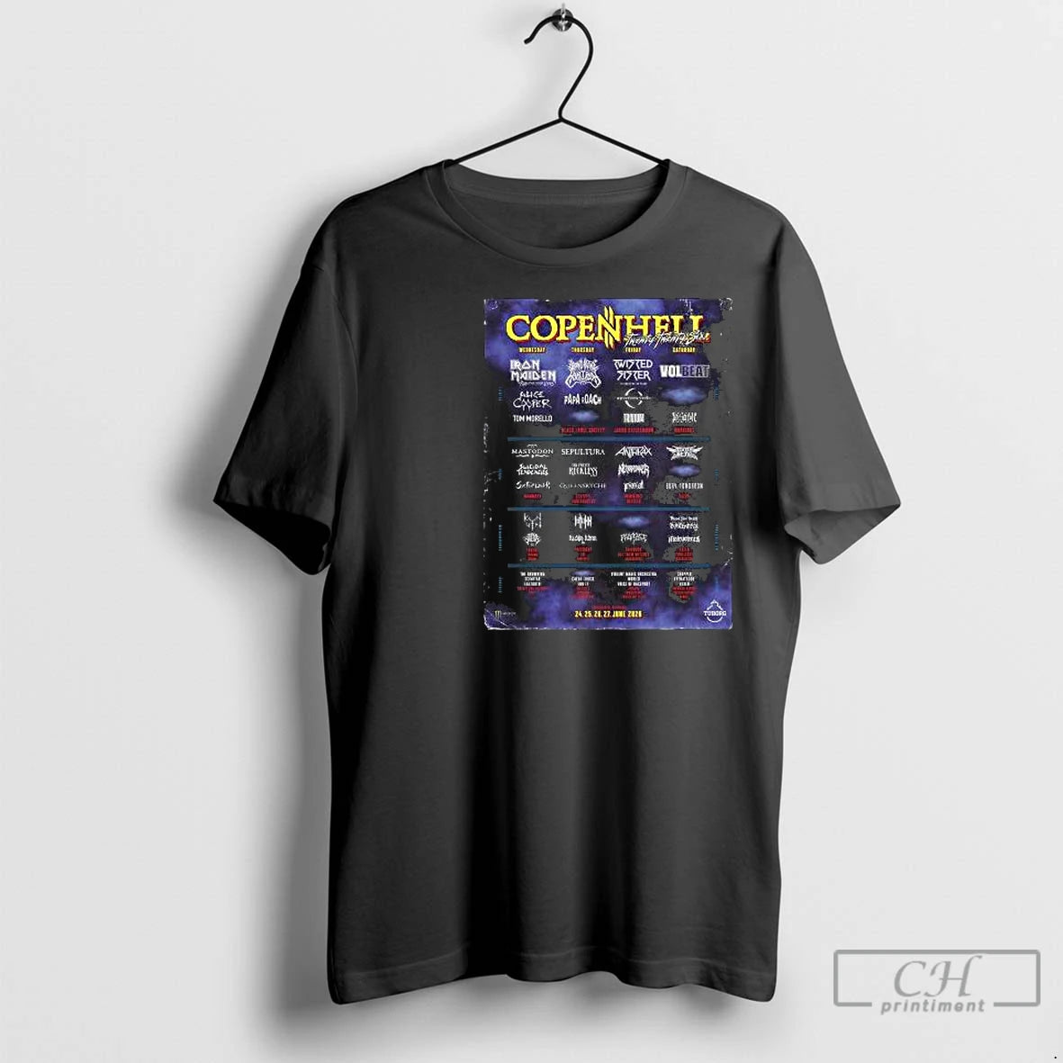 Premium Copenhell Festival Full Lineup Copenhagen Denmark On 24 25 26 27 June 2026 Circle T-Shirts, Hoodie, Sweatshirt