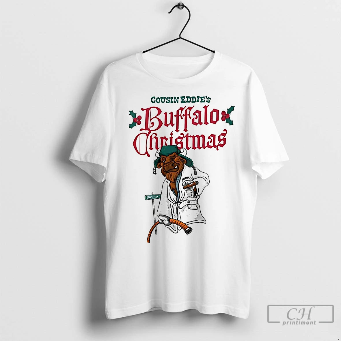 Premium Cousin Eddies Shitter Was Full Buffalo Christmas T-Shirts, Hoodie, Sweatshirt | InkNestWear.com
