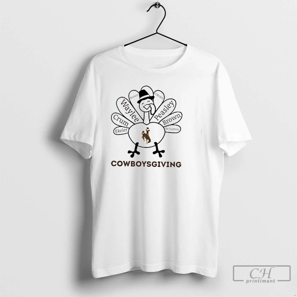 Premium Cowboysgiving Wyoming Cowboys X Thanksgiving T Shirts Hoodie, Sweatshirt | InkNestWear.com