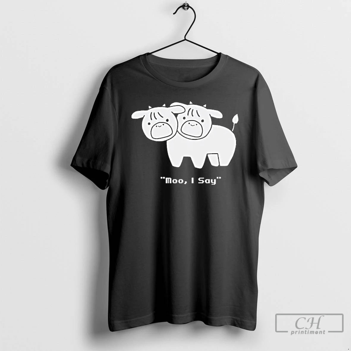 Premium Cows Moo I Say Graphic T Shirts Hoodie, Sweatshirt | InkNestWear.com