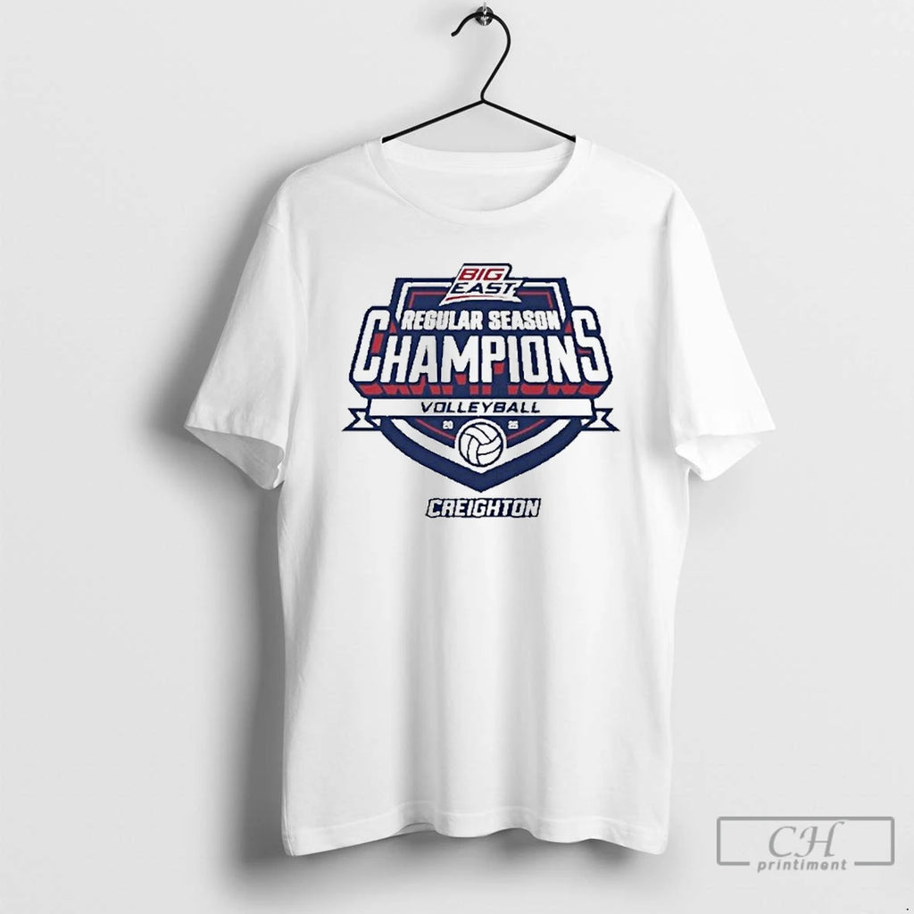 Premium Creighton Bluejays 2025 Big East Volleyball Regular Season Champions T-Shirts, Hoodie, Sweatshirt | InkNestWear.com