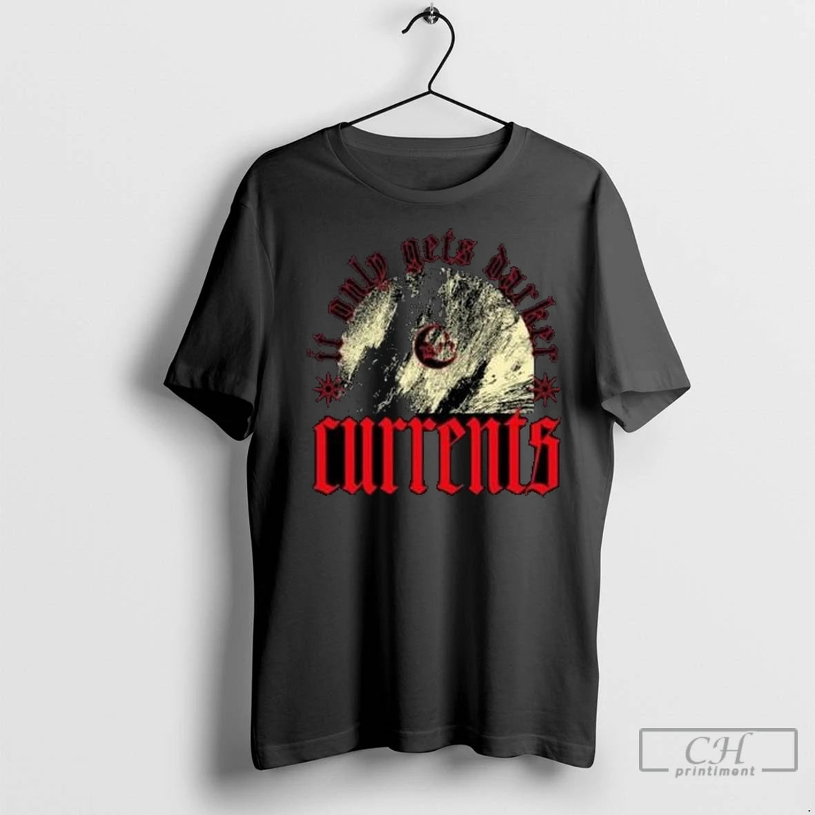 Premium Currents It Only Gets Darker Circle Black T-Shirts, Hoodie, Sweatshirt | InkNestWear.com