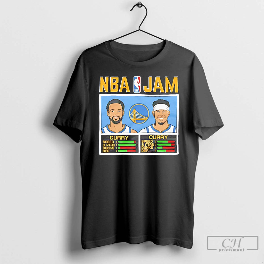 Premium Curry And Curry Warriors Nba Jam 2025 T-Shirts, Hoodie, Sweatshirt | InkNestWear.com