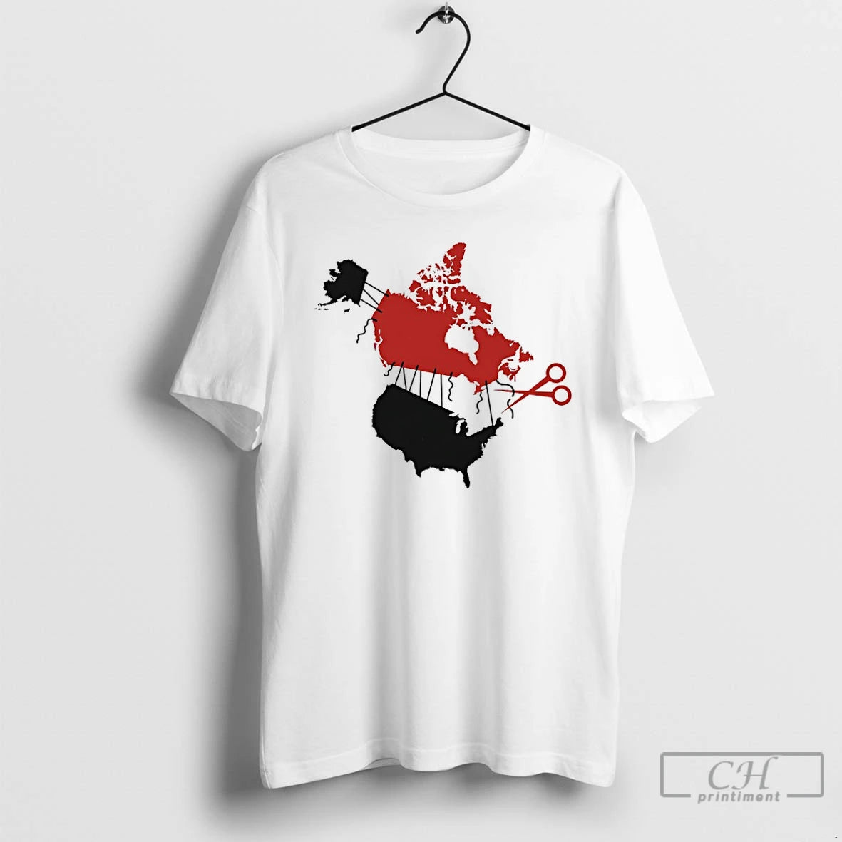 Premium Cutting Ties American Map T Shirts Hoodie, Sweatshirt | InkNestWear.com