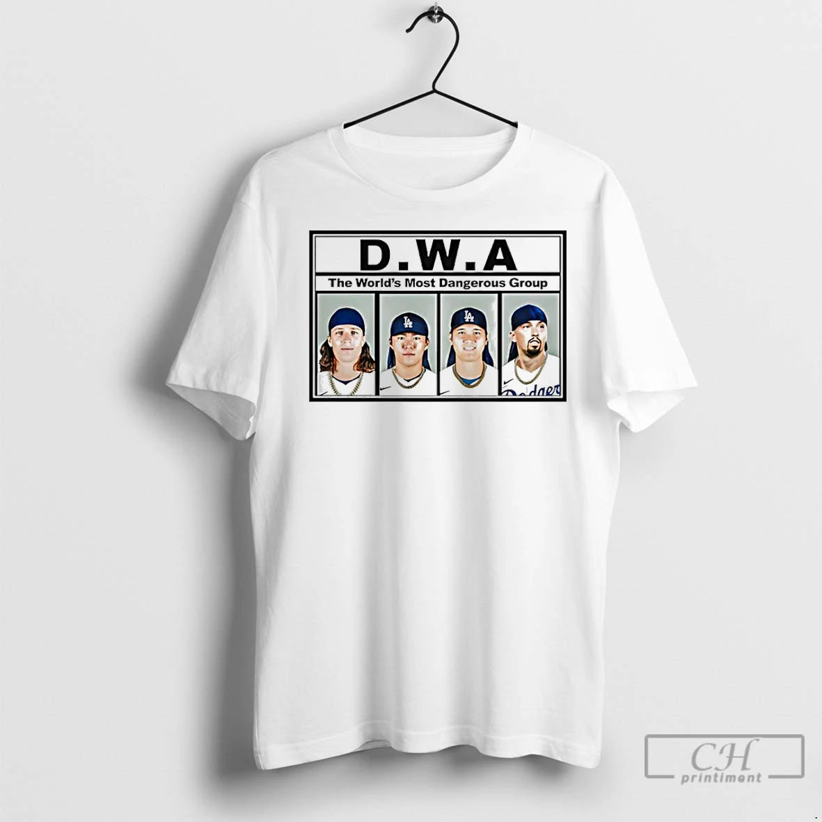 Premium Dwa The Worlds Most Dangerous Group Los Angeles Dodgers T-Shirts, Hoodie, Sweatshirt | InkNestWear.com