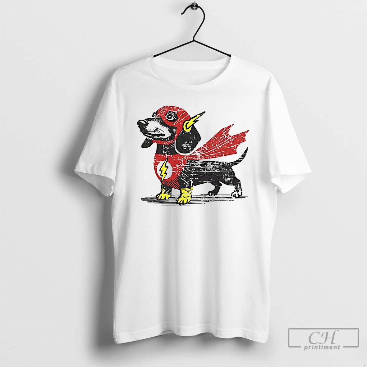 Premium Dachshund Superhero The Flash T-Shirts, Hoodie, Sweatshirt | InkNestWear.com