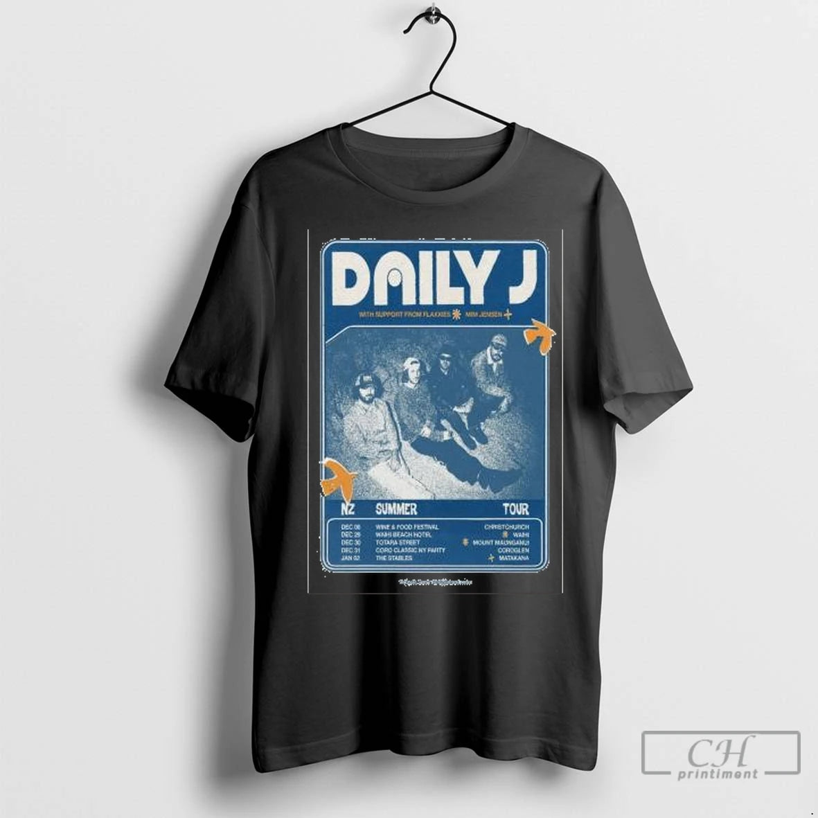 Premium Daily J Nz Summer Tour 2025 2026 Circle Black T-Shirts, Hoodie, Sweatshirt | InkNestWear.com